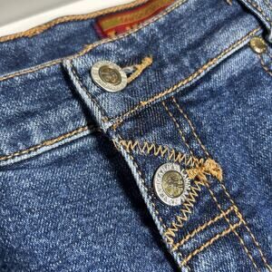 Lawman Western Jeans Womens 26x34 Slim Fit Vintage Y2K Made In Hong Kong